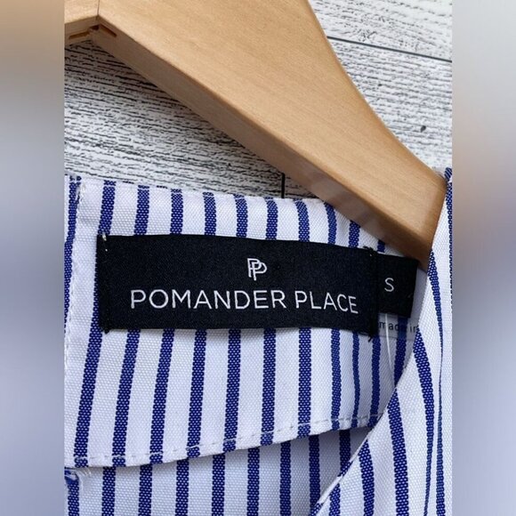 Pomander Place Tuckernuck Quinn Dress Tier Mini Swing Serenity Blue size small - Picture 4 of 9